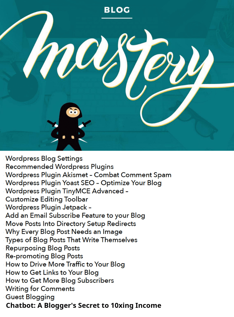 Blog Training in Lagos - Course Outline