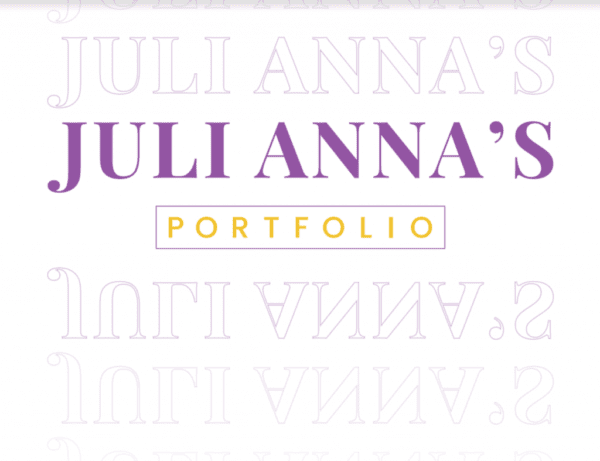Juli Anna’s Portfolio Example